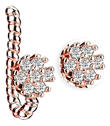 Anillos De Nariz Falsos 18g Aro Clip En La Nariz Oro Rosa