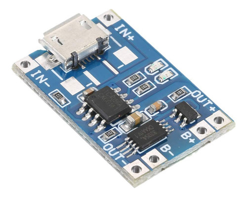 Modulo De Carga Micro Usb 5v Tp4056 Para Batería 18650
