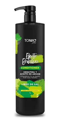 Shampoo/acondicionador Tonno Plus Efecto Brasilero Sin Sal 