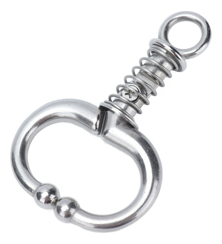 6pcs Anillo For Nariz Ganado Acero Inoxidable,tamaño Medio