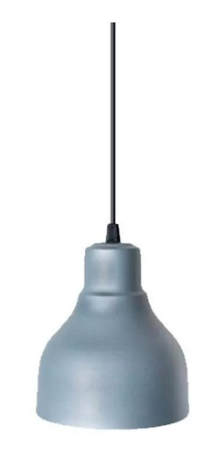 Lampara Colgante Industrial Campana En Aluminio Apto Led 330