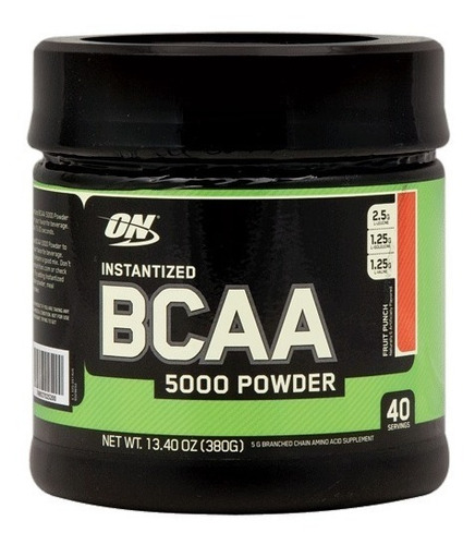 Aminoacidos  Bcaa 5000 Optimum 40 Servicios  