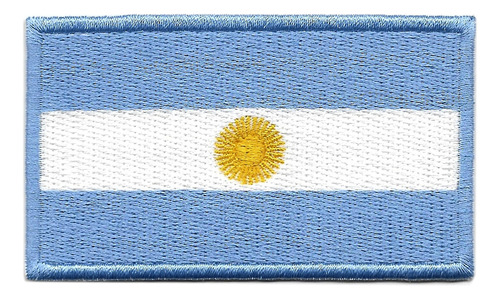 Parche Bandera Argentina Full Bordado Aplique Premium