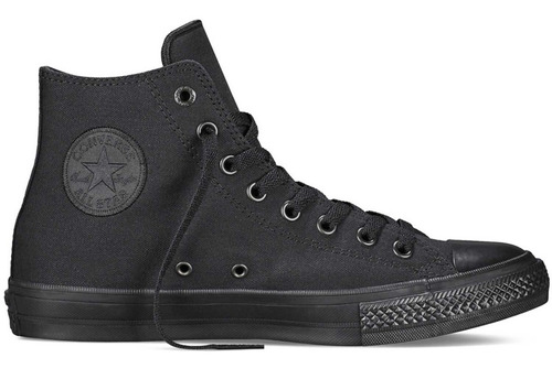 Tenis Converse Chuck Taylor Edición Especial Negros Botin 23