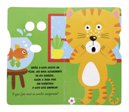 Imagem 3 de 7 de Livro Gire O Disco! Gato Toma Um Banho - Edit. Todo Livro