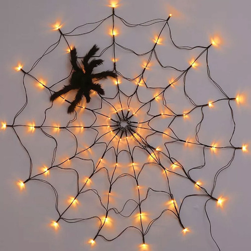 * Accesorios Del Ghost Festival Con Luz De Araña Para