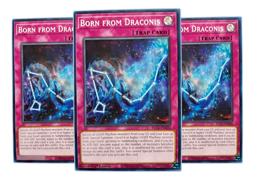 Yugi-oh! Born From Draconis Blc1-en106 Comun