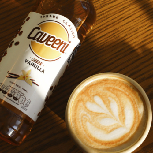 Jarabe Sabor Amaretto Caveeni Enco Para Café 750ml 3 Piezas
