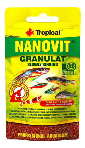 Alimento Tropical Nanovit Granulat Sachet 10 Gr
