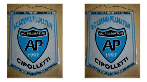 Banderin Grande 40cm Academia Club Pillmatún Cipolletti