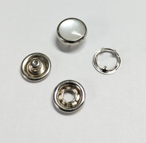 Broche Aro Perla 11 Por 100 Unidades Niquel