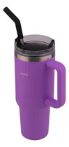 Comprar Termo De Acero Inoxidable Nuvó Con Tapa Y Popote 1.2 L