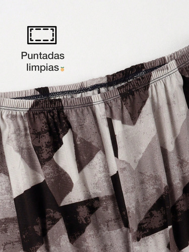 2pzs Conjunto De Pijama Casual Manga Larga Estampado Mujer