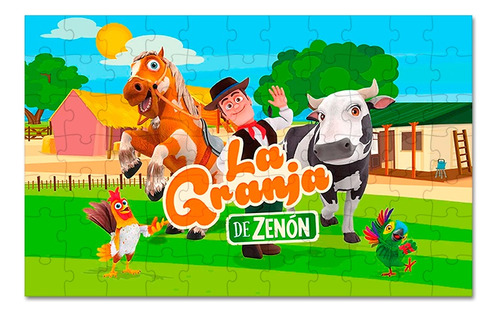 Puzzle Infantil Granja De Zenon 200 Piezas