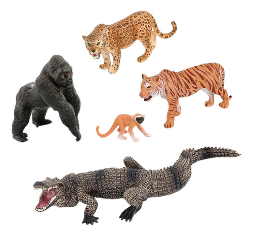 5x Figuritas De Animales Juguete Educativo De Aprendizaje