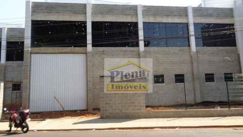 Imagem 1 de 4 de Barracão Comercial Para Locação, Chácara Bela Vista, Sumaré. - Ba0017