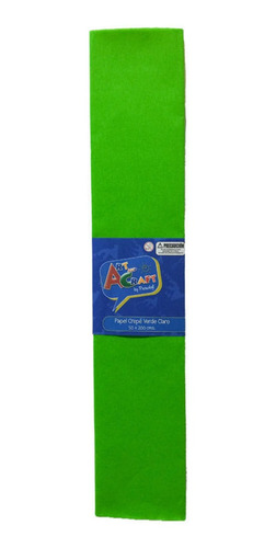 Pack 2 Papel Crepe 50 X 200 Cm Verde Claro Art & Craft