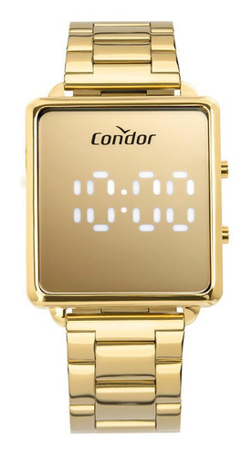 Relógio Condor Feminino Comd1202ajw/4x Led Dourado 35mm