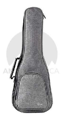 Funda Extra Acolchada Gris Ukelele Soprano