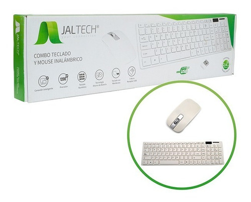 Imagen 2 de 4 de Combo Mouse/teclado Inalambrico Jaltech