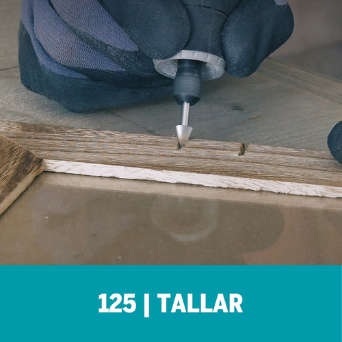 Fresa Cónica ¼ Dremel 125 Tallar/grabar
