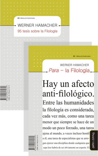 Para - La Filología / 95 Tesis Sobre Filología