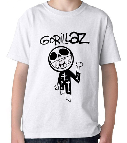 Gorillaz En Tu Camiseta #2,algodon Excelente Calidad!!