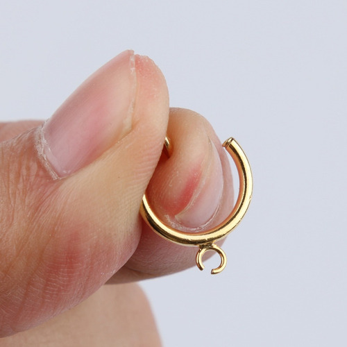 24pcs Hombres Mujeres Plata / Oro Aro Falso Nariz Labio