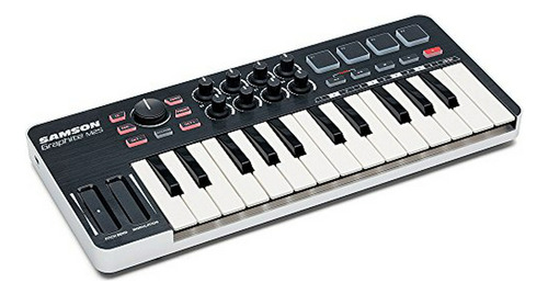 Controlador Midi Usb Mini Samson Graphite M25