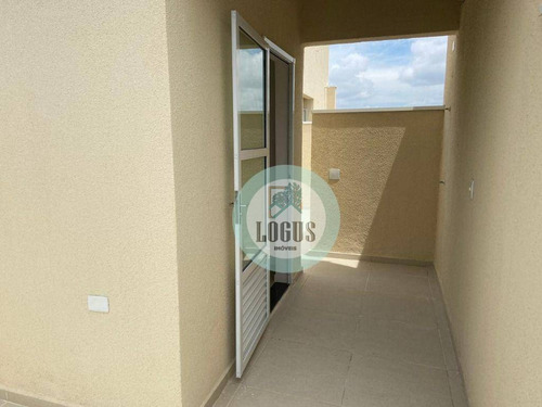 Imagem 12 de 19 de Apartamento Novo E Diferenciado Duplex Com Cobertura De 76m² Bem Distribuído, Com 3 Andares. À Venda Por R$ 317.000,00 - Vila América - Santo André/sp - Ad0005