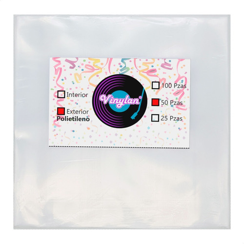 Imagen 1 de 12 de 50 Fundas Exteriores Para Portadas De Discos De Vinilos Lp