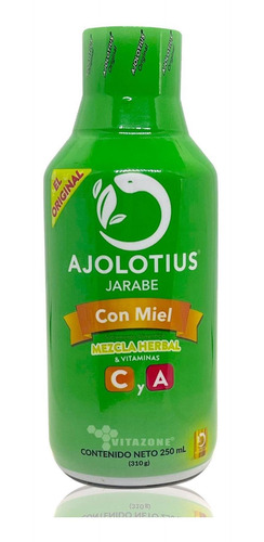 Ajolotius Jarabe Con Miel Para La Tos 250 Ml.