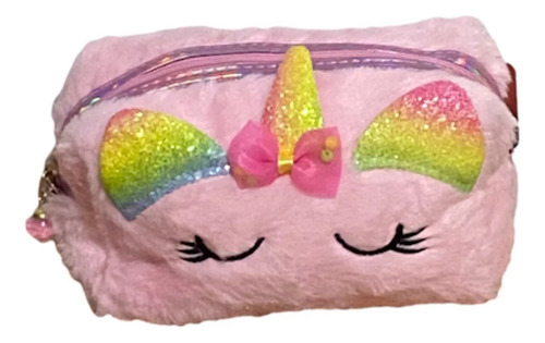 Bolsa Unicornio Y Gatito Crossbody Con Luz Afelpada Unicornio 1 Dorado