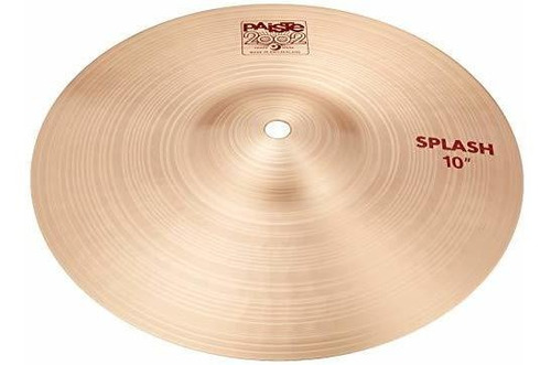 Platillo Clásico Paiste 2002 Splash De 10 Pulgadas