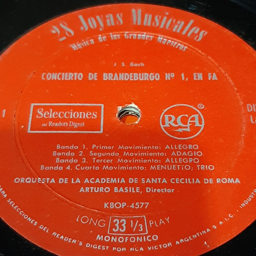 Sin Tapa Disco Basile Orq Roma 28 Joyas Musicales 1 Bach Cl0