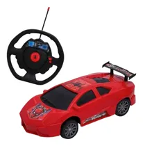 Comprar Spiderman Auto Radio Control Con Volante 2 Funciones Ditoys