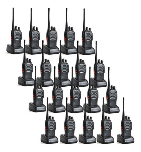 Baofeng Radio Bf-888s Walkie Talkie Con Manos Libres Pack-20