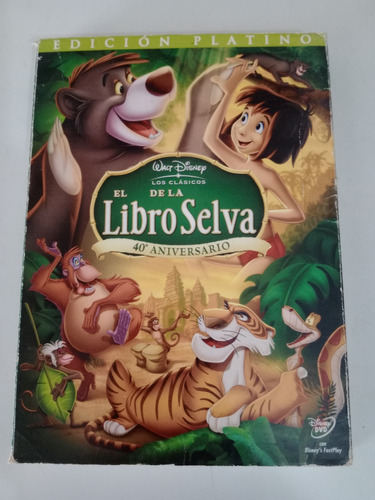 El Libro De La Selva Walt Disney 2 Dvd Edición Platino 