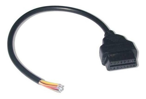 10 - Conector Obd2 16 Pinos Capa Fundida 16 Pinos