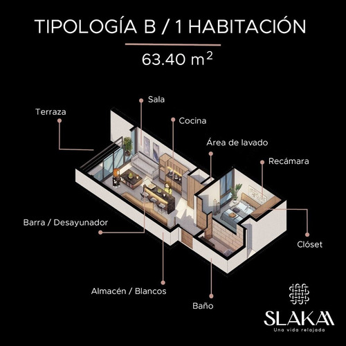 Departamento En Venta Mérida Yucatán, Slaka Santa Gertrudis Copó