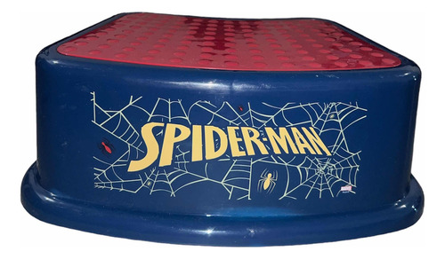 Piso Taburete Infantil Spiderman Alzador De Baño Niño