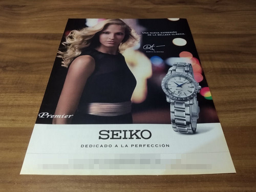 (pg845) Darya Klishina * Publicidad Seiko