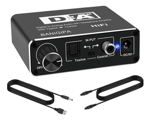 Convertidor Audio Digital Analogico 192 Khz Para Tv Dac