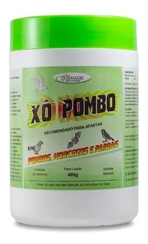  Repelente Xo Pombo Passaros Pastilhas 400g Promoção