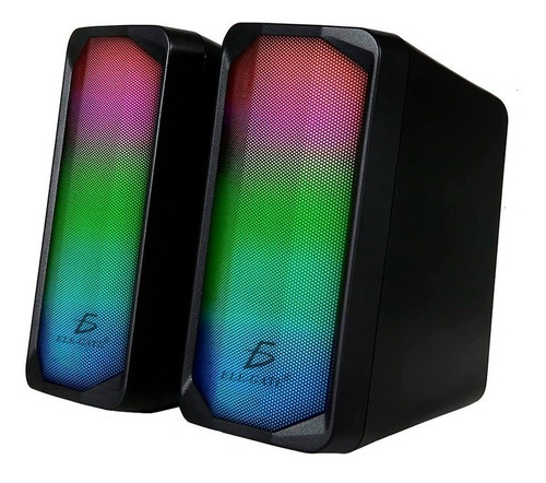 Par De Bocinas Gamer Rgb Para Laptop Pc 5w 3.5 Usb Altavoz