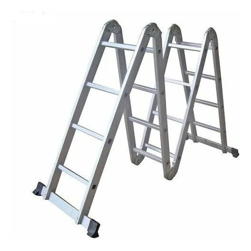 Escalera Articulada Multifuncion Plegable Aluminio 4x4 