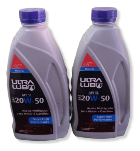 Aceite Ultra Lub 20w50 Mineral
