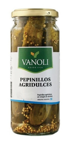 Pepinos Agridulces Dieteticos Vanoli X 660g