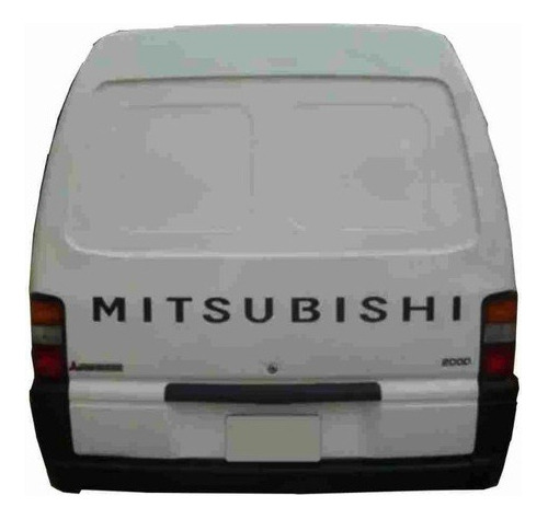 Calcomania Mitsubishi Panel Compuerta L300 Plateada O Negra 