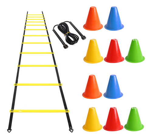 12pcs Escaleras De Agilidad Equipo De Entrenamiento De Fútbo